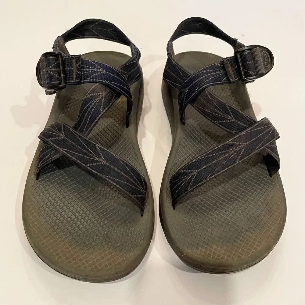 Chaco Mens Sandals Size 11 Water Hiking  Shoe Adjustable Blue